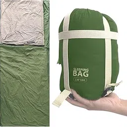 Proberos® Camping Sleeping Bag, Ultralight Cotton-filled Thermal Sleeping Bag for Outdoor -3­°C to 15­°C, Thermal Sleeping Bag Travel Accessory for Camping, Hiking, Trekking, 75x190cm-image-3