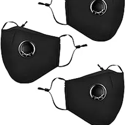 Yugan N99 Anti Pollution Reusable and Washable Face Masks with Replaceable N99 Filters, Unisex, With Valve-image-43