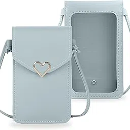 Phone Sling Bag for Women - Phone Holder Sling Bag, Phone Crossbody Case, Hands-Free Phone Bag (Blue)-image-85