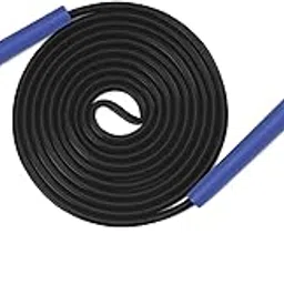 Solpro Aero Adjustable Jump Rope Skipping Rope for men, women, kids, boys, girls | Unisex, Tangle-Free, Durable, Ideal for fitness, cardio, agility & home workouts (Blue/Black)-image-4