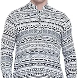 rk hub Men's Casual Short Kurta for Men Long Sleeve (X-Large, 709)-picture-54