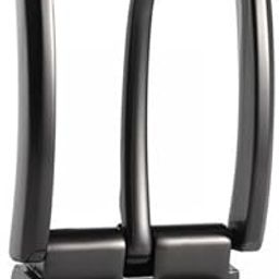 calandis ™ 3xBelt Buckle Rectangular Metal 35 mm Classic Heavy Duty Pin Buckle Black | Belt Buckles | Mens Accessories-picture-0
