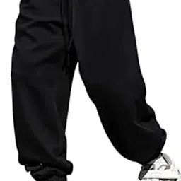 dockstreet Straight Wide fit Long Length Cinched Bottom Jogger for Men/Trending Multi Pocket Style, Relaxed Casual Pants for Men image 1