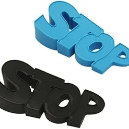 Zyvola Silicone Door Stopper Bumpers - 2 Pack Wall & Furniture Protector, Draft Excluder for Doors & Windows, Prevents Damage from Collisions-image-0