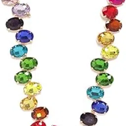 rubans Gold/Rhodium-Plated Stone-Studded Jewellery Set For Women and Girls – Perfect for Weddings and Special Occasions-picture-11