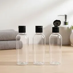 3 Pcs 50ml Clear Travel Bottles - Leak Proof Flip Cap Containers for Toiletries & Cosmetics-image-40