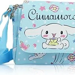 patpat Kawaii Crossbody Bag for Girls Sanrio Cartoon Printed Shoulder Bag Casual Purse Bag Shoulder Bag Kawaii Small Phone Bag Makeup Bag Christmas Gift for Girls, 20x15x7cm-picture-23