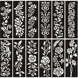 heena Mehndi stickers Temporary tattoo stickers women girls All body use traditional Design's the All festival use-picture-31