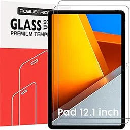 Robustrion 2 Pack Tempered Glass for Poco Pad 12.1 inch Screen Protector Guard for Poco Pad 12.1 inch Tablet-picture-17