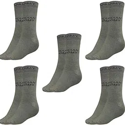 mukhaksh (Pack of 5 Pairs Men Cotton Crew Calf Length Long Socks for Formal office Socks-picture-30