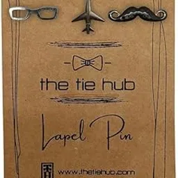 the tie hub 3 Piece Vintage Brooch Combo For Men image 1