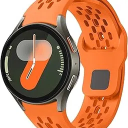 VEMIGON No Gap Silicone Sport Strap Compatible with Samsung Galaxy Watch Band 7/6/5/4/FE 40mm 44mm/ Watch 6 Classic 47mm 43mm/ 4 Classic 46mm 42mm/ 5 pro 45mm (Watch Not Included)-image-26