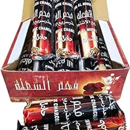 ROSHANI MARKETING Fast Selling Charcoal Rolls for Bukhoor, Bakhoor and Hookah (Black) Magic Coal, || Easy Quicklight Charcoal for Quick use. Hookah Charcoals Magic Coal (Charcoal) (10)-image-0