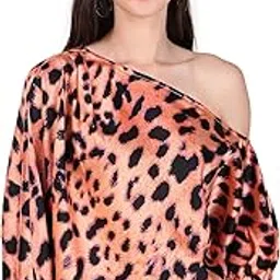 boheewohee Women’s Full-Sleeves Casual One-Shoulder Top-picture-34