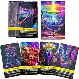 MTRoyaldia Money Oracle Cards, Career Oracle Deck, Life Oracle Cards for Beginners, Help You Move up in Your Life-picture-23