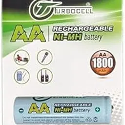 MICROUSB Compatible with Turbocell AA 1.5Volt 1800mAh Rechargeable Ni-MH Battery, Set of 2-image-92