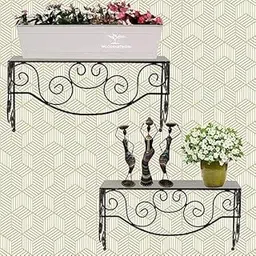 Woodkartindia Wall Shelf Wall Rack Wall Shelves for Home Decor, Living Room Decor, Office Decor, Wall Decor (IRON-2SHELF)-picture-29