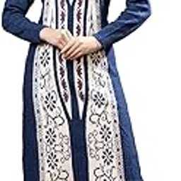 Women’s Winter Woolen Aline Kurta with Palazzo with Pocket Stylish Warm Ethnic Wear Set for Women-image-13