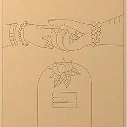 Pre Marked MDF Cutout 8inch for Clay Art Lord Shivlinga Rectangle Pre-Marked Cutout Wooden MDF Shapes 1Pcs-picture-62