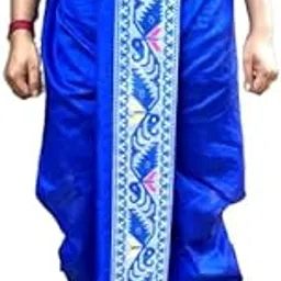 Men's Ethnic Jamdani Border Ready To wear Embellished Dhoti-image-44
