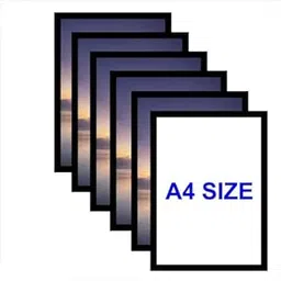 SAC Wall Photo Frame Black (Set of 6 Units, 9x12 inch) A4 Size Photo Frame Set, 21 x 29.7 cm, Blank Frame Black Border, 6 Pack (1, 8.5X11)-picture-31