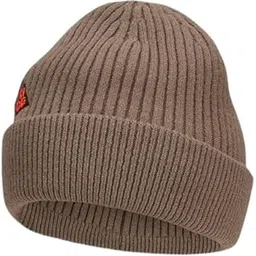 nike Acrylic Unisex's Beanie Hat (DM4706_Olive Grey/Team Orange,Free Size-picture-28