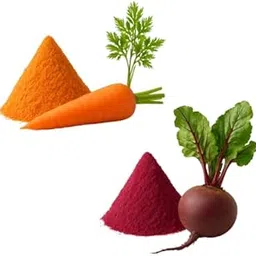 Myla Organics Skin & Eye Health Combo Powders (Carrot + Beetroot) - 2x100g = 200 gram-picture-63