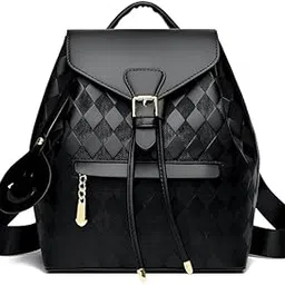 faymon Stylish Vegan Leather Backpack for Women & Girls | Lightweight, Durable, Fashionable Travel & Everyday Bag | Multiple Compartments-picture-26