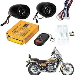 Crokrok Audio Radio Bike Sound System Anti-Theft Alarm System Fm Handlebar Stereo Speaker Multifunction (Multicolor),Mp3-Bike-Fm-020-picture-67