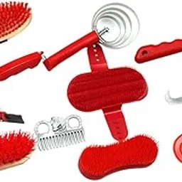 THE STYLE SUTRA® 10 Pieces Horse Grooming Kit Tack Room Supplies for Equestrians Horse Owners | Grooming Kits-image-89