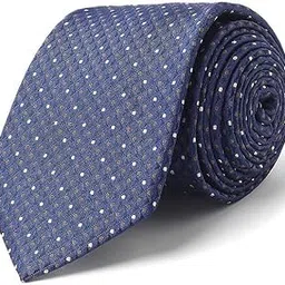 allen solly Men Navy Embroidered Formal Tie-picture-49