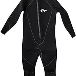 ujeavette UJEAVETTE® 5Mm Thick Neoprene Men Wetsuit with Hood for Scuba Diving Spearfishing S-picture-22