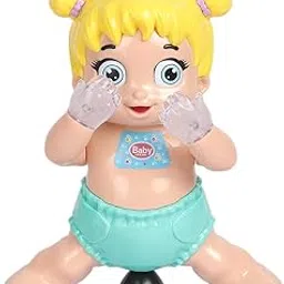VGRASSP Dancing Baby Doll Toy for Kids with Music, Lights & 360° Rotation - Peek-a-Boo Arms, Colorful Design, Battery Operated - Fun Musical Toy for Toddlers - Color As Per Stock-picture-35