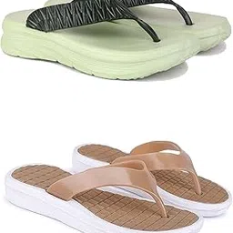 Women's Sandals | Lightweight Wear| Stylish & Easy to Wear For Women'S GRP-SAN-(2-COMBO)-2001-1860-picture-33