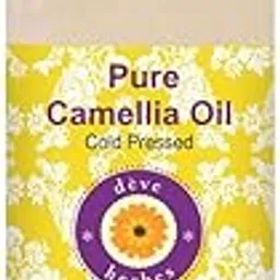 Deve Herbes Pure Camellia Oil (Camellia kissi) | Cold Pressed | Natural | Undiluted | For Diluting Essential Oils | For Hair, Skin & Massage | Men & Women | 200ml-picture-35