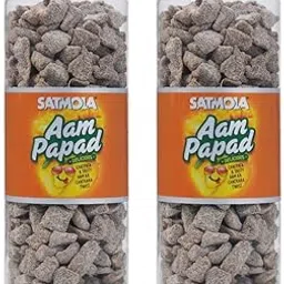 SATMOLA Digestive Aam Papad | After-Meal Digestive Candy | Khatta Meetha Mukhwas, Dried Mango Papad (Pack of 2) 440gm-image-1