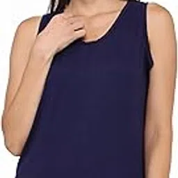 fabious Women's Tank Top | Relaxed Fit | Ring Spun Super Combed Bio-Washed Cotton | Plain Color-picture-43