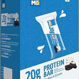 MuscleBlaze 20g Protein Bar (Cookies & Cream, Pack of 6) | Protein Blend, Healthy Protein Snacks | For Energy & Fitness-picture-15
