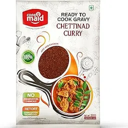 COOKMAID | Chettinad Gravy | Ready to Cook | No Preservatives | Vegetarian | Ready Chicken Masala | Instant | Easy Cooking | Spicy Chicken Masala | 300g-picture-30