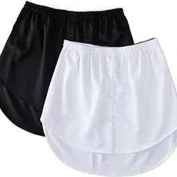 fizzoqi Adjustable Women's Shirt Extender | Layering Top Lower Skirt | Mini Half-Length Skirt for Hemline Styling-picture-50