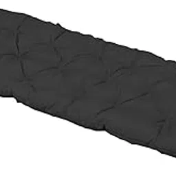 MERISHOPP™ Bench Swing Chair Cushion Seat Pad Garden Furniture Indoor Outdoor Decorate Black 120X50Cm-image-57