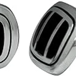 Rhodium Plated Black Exquisite Cufflink for Men CL1100509R-image-53