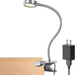 LEPOWER Clip-on Lamp / Clip-on Night Light / Silver-picture-10