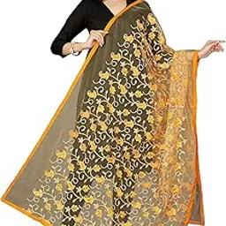 rani saahiba Women's Net Embroidered Dupatta-picture-37