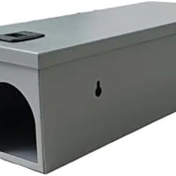 Patel Enterprise Rodent Bait Station Roda Box Rat Bait Station Powder Coated Mild Steel (Pack of 1)-image-11
