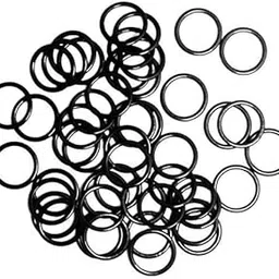 ATORSE 7x100pcs Metal Bra Lingerie Strap Sewing Clip Hook O Rings Slider Black 12mm-picture-18
