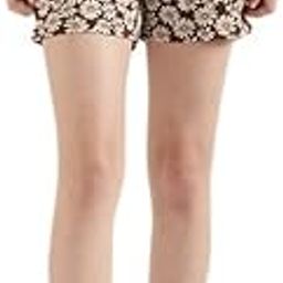 go colors Soft Cotton Lounge Shorts Above Knee for Women| Breathable, Mid Rise, Brown-picture-49