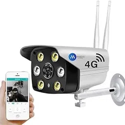 Fabbay 5 MP 4G/5G Sim Bullet Security Camera Full HD 1080P Colored Night Vision Two-Way Intercom Live View SD Card Recording Waterproof Motion Detection (All Sim Supported)-picture-22