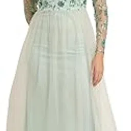 Women Embellished Halter Neck Maxi Gown Dress-image-55
