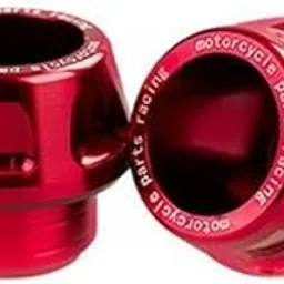 ZOOMELLA 2xUniversal Motorcycle Front Fork Frame Sliders Sturdy Accessory CNC Aluminium Red|Fairings & Body Work| Motors-image-1